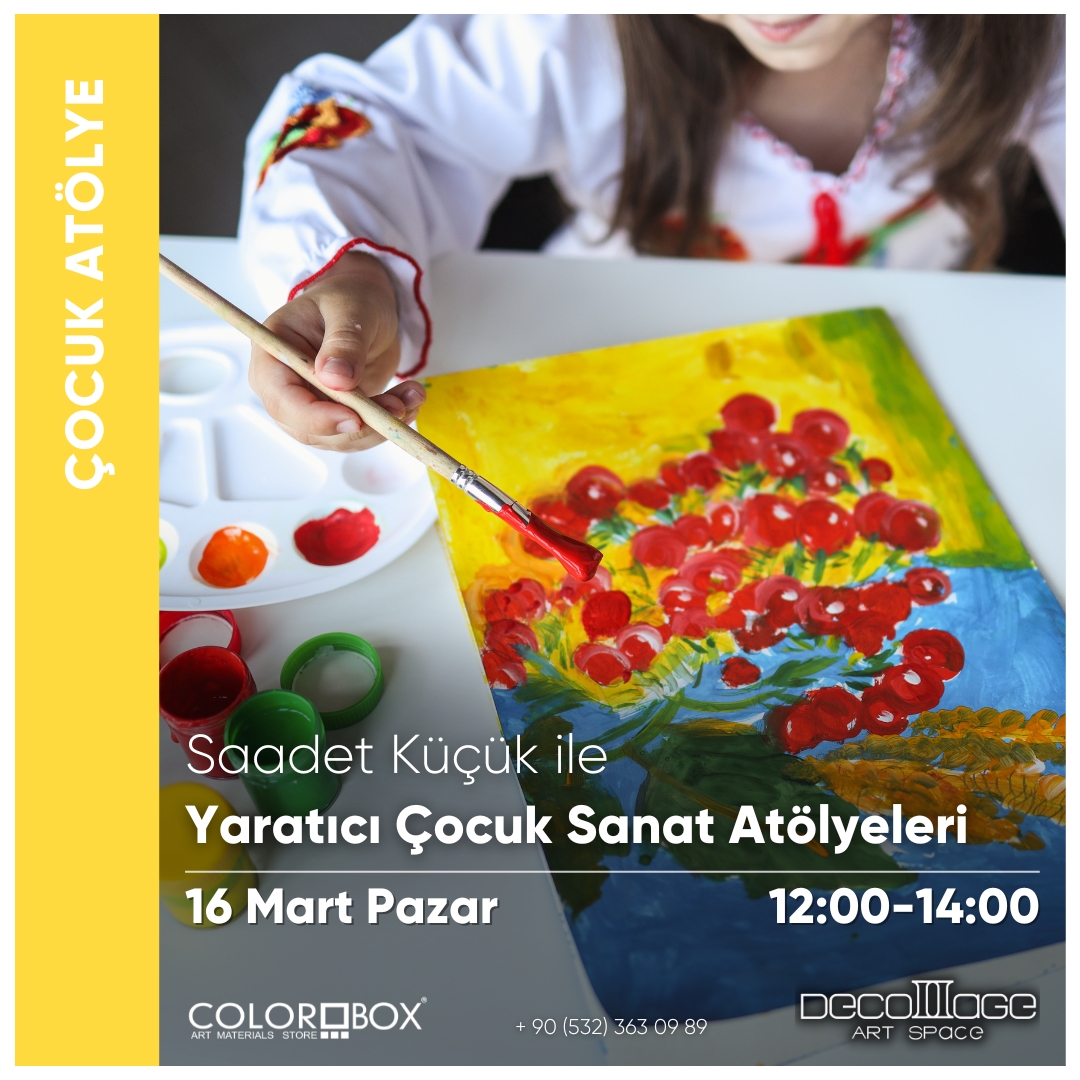 Saadet Küçük ile Yaratıcı Çocuk Sanat Atölyeleri resmi